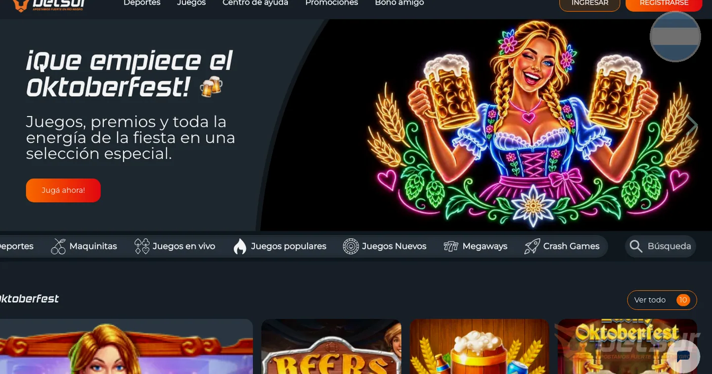 Betsur casino for AR